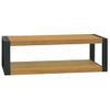 Armario De Baño Madera Maciza De Teca 120x45x35 Cm Vidaxl