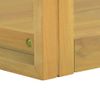 Armario De Baño De Pared Madera Maciza De Teca 45x45x35 Cm Vidaxl