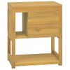 Armario De Baño Madera Maciza De Teca 60x40x75 Cm Vidaxl