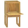 Armario De Baño Madera Maciza De Teca 45x45x75 Cm Vidaxl