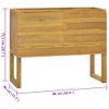 Armario De Baño Madera Maciza De Teca 90x45x75 Cm Vidaxl