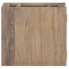 Armario De Baño De Pared Madera Maciza De Teca 45x30x40 Cm Vidaxl