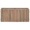 Armario De Baño De Pared Madera Maciza De Teca 90x39x40 Cm Vidaxl