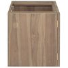 Armario De Baño De Pared Madera Maciza De Teca 90x39x40 Cm Vidaxl