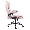 Silla De Oficina De Terciopelo Rosa Vidaxl