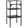 Estructura De Lavabo De Hierro Negro 40x38x83 Cm Vidaxl