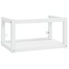 Estructura De Lavabo Suspendido Hierro Blanco 59x38x31 Cm Vidaxl