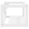 Estructura De Lavabo Suspendido Hierro Blanco 59x38x31 Cm Vidaxl