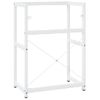 Estructura De Lavabo De Hierro Blanco 59x38x83 Cm Vidaxl