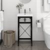 Estructura De Lavabo De Hierro Negro 40x38x83 Cm Vidaxl