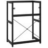 Estructura De Lavabo De Hierro Negro 59x38x83 Cm Vidaxl