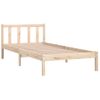 Estructura De Cama Madera Maciza De Pino 75x190 Cm Vidaxl