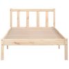 Estructura De Cama Madera Maciza De Pino 75x190 Cm Vidaxl