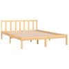 Estructura De Cama Madera Maciza De Pino 140x190 Cm Vidaxl