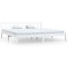 Estructura De Cama Madera Maciza Blanco Super King 180x200 Cm Vidaxl