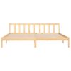 Estructura De Cama Madera Maciza De Pino 200x200 Cm Vidaxl