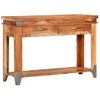 Mesa Consola De Madera Maciza De Acacia 110x34x74 Cm Vidaxl