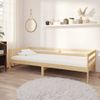 Sofá Cama Con Colchón Madera De Pino Maciza 90x200 Cm Vidaxl