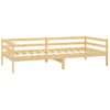 Sofá Cama Con Colchón Madera De Pino Maciza 90x200 Cm Vidaxl