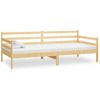 Sofá Cama Con Colchón Madera De Pino Maciza 90x200 Cm Vidaxl