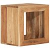 Taburete Madera Maciza De Acacia 40x30x40 Cm Vidaxl