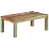 Mesa De Centro De Madera Maciza Reciclada 100x60x40 Cm Vidaxl