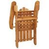 Silla De Jardã­n Adirondack De Madera Maciza De Acacia Vidaxl