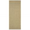 Alfombra De Sisal Natural Verde 80x200 Cm Vidaxl