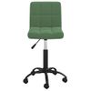 Silla De Comedor Giratoria De Terciopelo Verde Oscuro Vidaxl