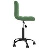 Silla De Comedor Giratoria De Terciopelo Verde Oscuro Vidaxl