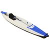 Kayak Inflable Poliéster Azul 375x72x31 Cm Vidaxl