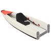Kayak Inflable Poliéster Rojo 375x72x31 Cm Vidaxl