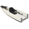 Kayak Inflable Poliéster Negro 375x72x31 Cm Vidaxl