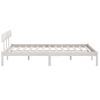 Estructura De Cama Madera Maciza Blanco Super King 180x200 Cm Vidaxl