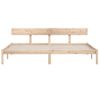 Estructura De Cama Madera Maciza De Pino 200x200 Cm Vidaxl