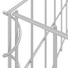 Arriate De Gaviones De Acero Galvanizado 100x100x20 Cm Vidaxl