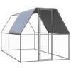 Jaula Gallinero De Exterior De Acero Galvanizado 2x4x2 M Vidaxl