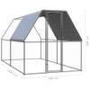 Jaula Gallinero De Exterior De Acero Galvanizado 2x4x2 M Vidaxl