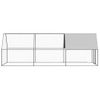 Jaula Gallinero De Exterior De Acero Galvanizado 2x6x2 M Vidaxl