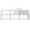 Jaula Gallinero De Exterior De Acero Galvanizado 2x6x2 M Vidaxl