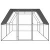 Jaula Gallinero De Exterior De Acero Galvanizado 3x6x2 M Vidaxl