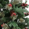 Árbol De Navidad Con Piñas Verde Pvc Y Pe 120 Cm Vidaxl