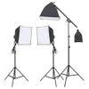 Kit De Iluminación De Estudio Con Trípode Y Softbox Vidaxl