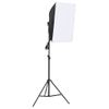 Kit Iluminación De Estudio Fotográfico Con Fondos Y Softboxes Vidaxl