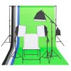 Kit De Iluminación De Estudio Fotográfico Con Mesa Para Bodegón Vidaxl