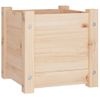 Jardineras 2 Uds Madera Maciza De Pino 31x31x31 Cm Vidaxl