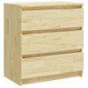 Mesitas De Noche 2 Uds Madera Maciza De Pino 60x36x64 Cm Vidaxl