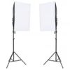 Kit De Estudio Fotográfico Con Set De Luces, Fondo Y Reflector Vidaxl