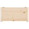 Jardineras 2 Uds Madera Maciza De Pino 60x31x31 Cm Vidaxl