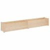 Jardinera De Madera Maciza De Pino 200x31x31 Cm Vidaxl